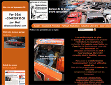 Tablet Screenshot of garage-american-cars.com